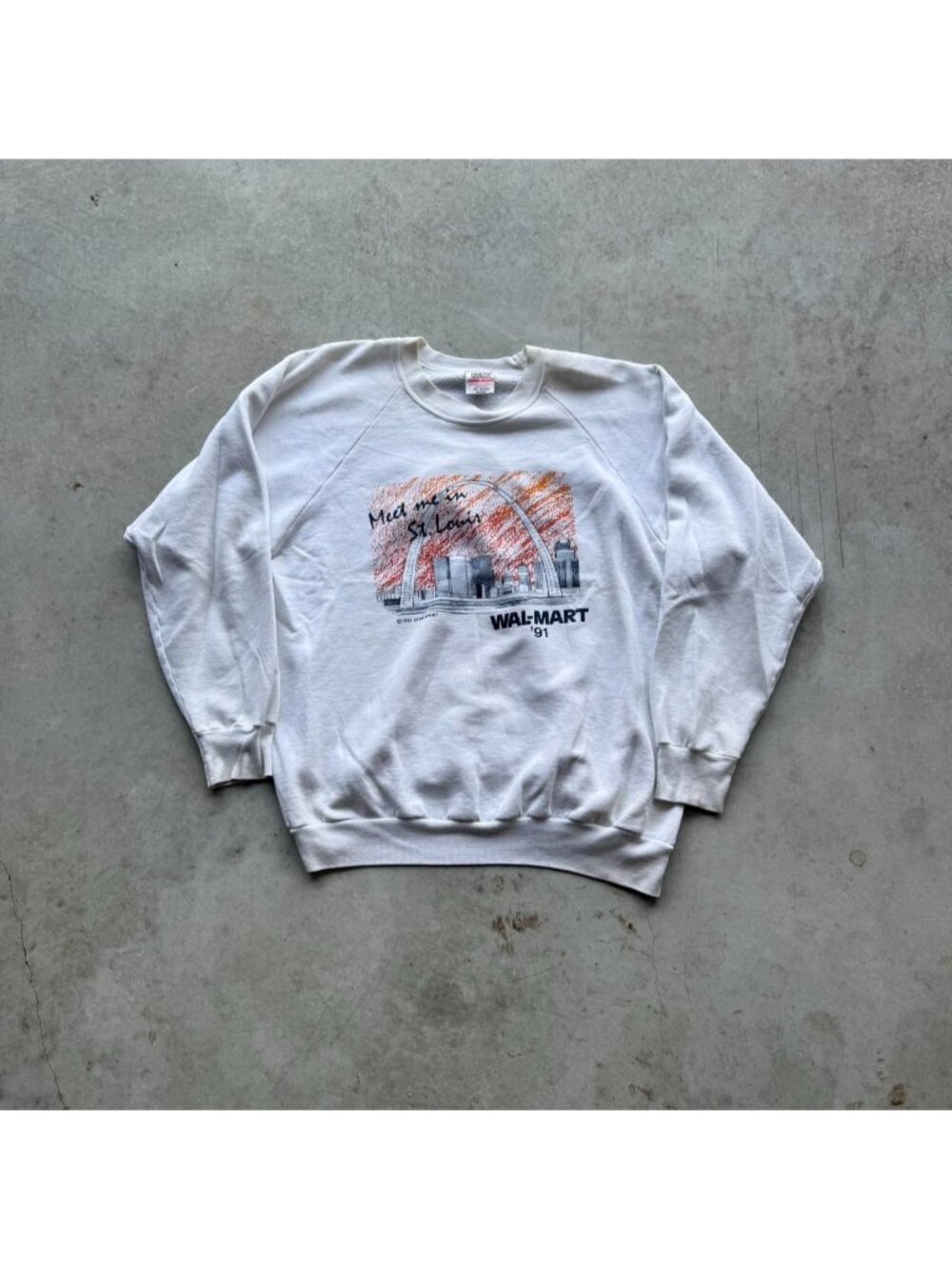 Vintage 90s St. Louis Arch Walmart Crewneck Sweatshirt ⚡️